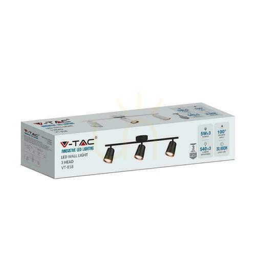 Skontrolujte V-TAC 15W LED stropné svietidlo White VT-818 3000K 1620lm 3 roky záruka