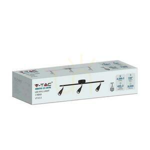 Nástenné LED svietidlo V-TAC VT-813 čierne 3x4,5W 13,5W 3000K 1260 lm small 3