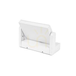 V-TAC 17W LED projekčné fasádne svietidlo so senzorom pohybu biele IP65 VT-11020S 4000K 2520lm. small 1