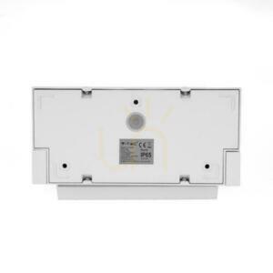 V-TAC 17W LED projekčné fasádne svietidlo so senzorom pohybu biele IP65 VT-11020S 4000K 2520lm. small 4