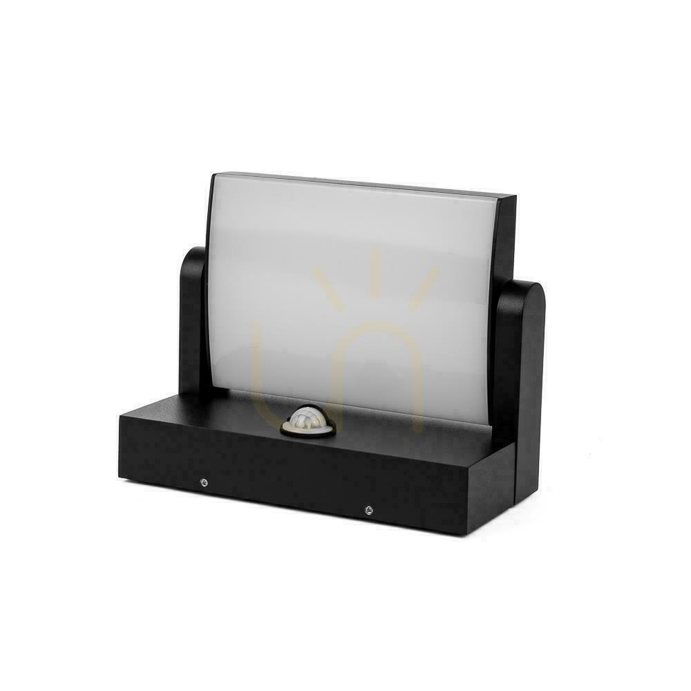 vyhliadka V-TAC 17W LED projekčné fasádne svietidlo so senzorom pohybu čierne IP65 VT-11020S 4000K 2520lm. V-TAC 17W LED projekčné fasádne svietidlo so senzorom pohybu čierne IP65 VT-11020S 4000K 2520lm.