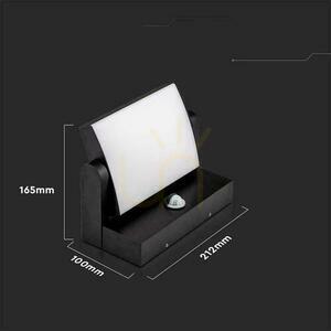V-TAC 17W LED projekčné fasádne svietidlo so senzorom pohybu čierne IP65 VT-11020S 4000K 2520lm. 6 V-TAC 17W LED projekčné fasádne svietidlo so senzorom pohybu čierne IP65 VT-11020S 4000K 2520lm. small 6