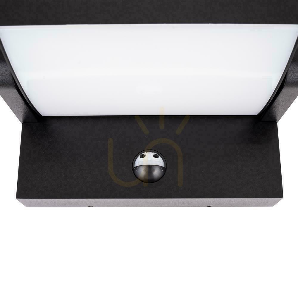 Náhľad V-TAC 17W LED projekčné fasádne svietidlo so senzorom pohybu čierne IP65 VT-11020S 4000K 2520lm. V-TAC 17W LED projekčné fasádne svietidlo so senzorom pohybu čierne IP65 VT-11020S 4000K 2520lm.