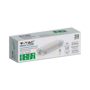 V-TAC 3W LED núdzové evakuačné svietidlo 4 piktogramy, tlačidlo TEST, RF Control VT-997 6400K 120lm 3 roky záruka small 2