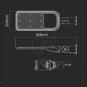 V-TAC SAMSUNG CHIP LED pouličné svietidlo s ovládaním a svetelným senzorom 150W 120Lm/W VT-169ST-S 6500K 16500lm 5 rokov záruka small 9