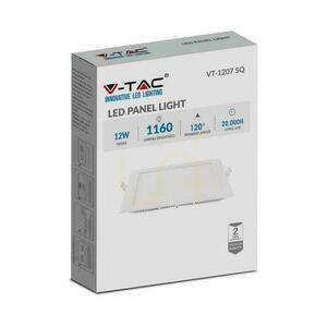 V-TAC Premium LED Downlight Panel 12W Square 170x170 VT-1207 6400K 1160lm small 2