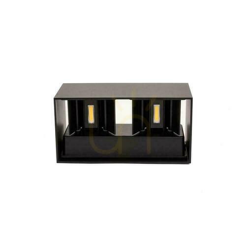 Skontrolujte V-TAC 24W LED nástenné svietidlo Top Bottom IP65 Black VT-8125-B-N 4000K 2720lm.