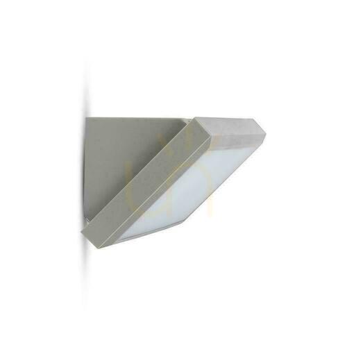 Skontrolujte V-TAC 12W LED skosené sivé IP65 VT-8054-N 4000K 1250lm nástenné svietidlo.