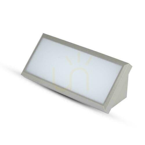 Skontrolujte V-TAC 12W LED skosené sivé IP65 VT-8054-N 6400K 1250lm nástenné svietidlo.