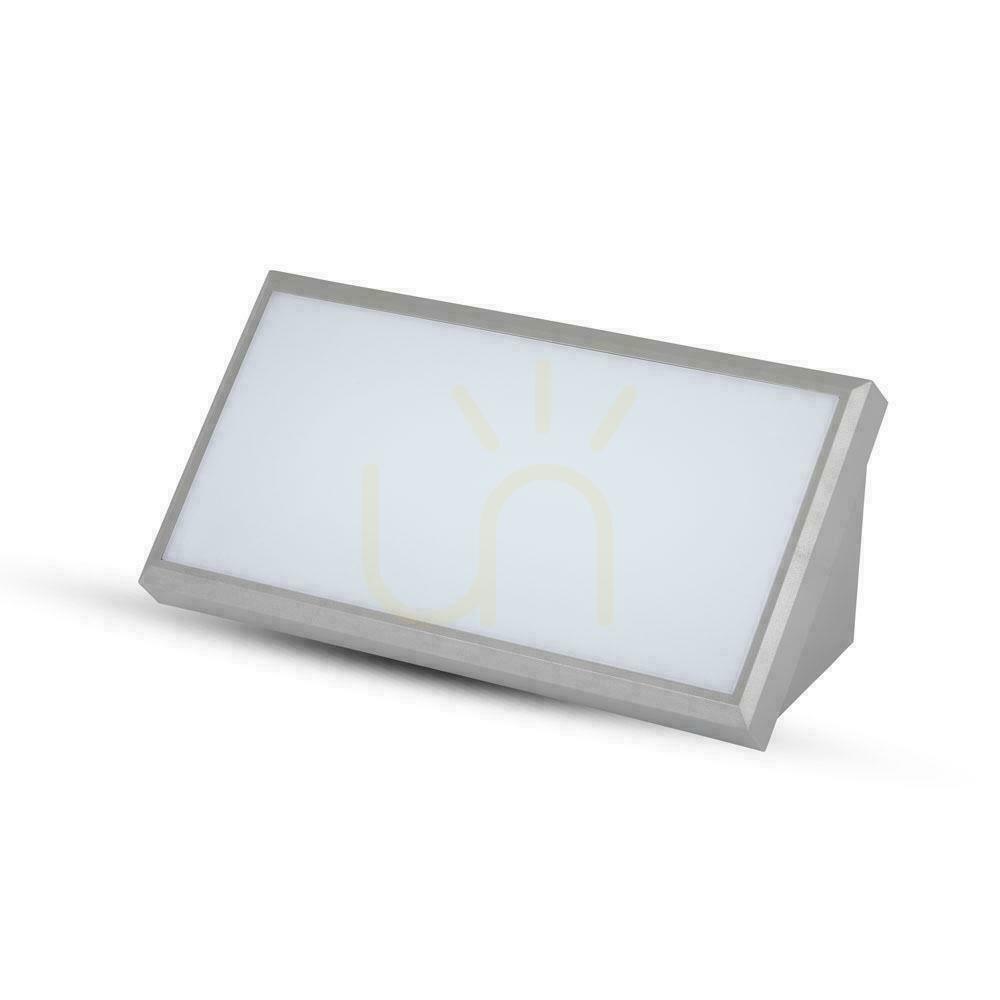 vyhliadka V-TAC 20W LED skosené sivé IP65 VT-8055-N 3000K 2050lm nástenné svietidlo. V-TAC 20W LED skosené sivé IP65 VT-8055-N 3000K 2050lm nástenné svietidlo.