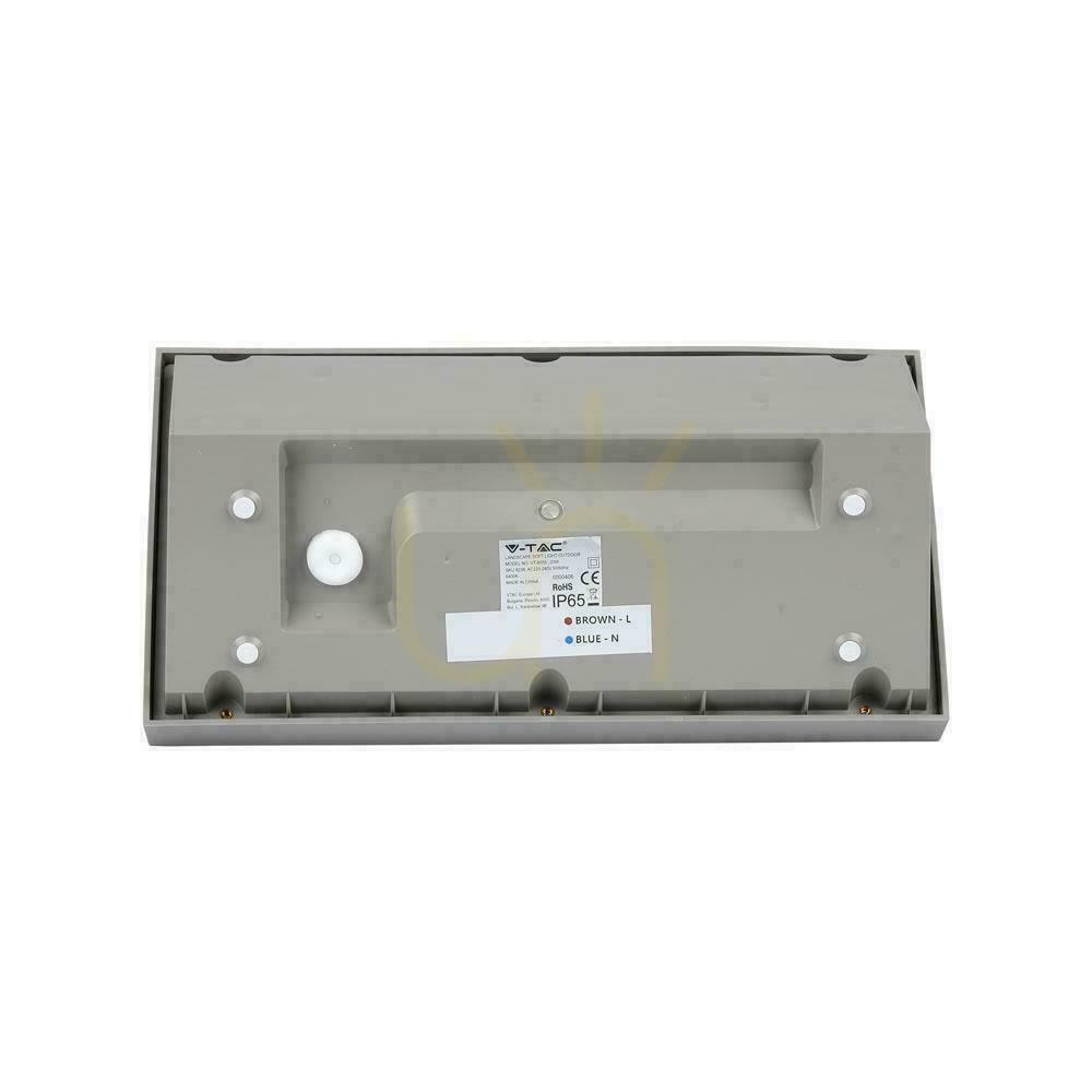 Náhľad V-TAC 20W LED skosené sivé IP65 VT-8055-N 3000K 2050lm nástenné svietidlo. V-TAC 20W LED skosené sivé IP65 VT-8055-N 3000K 2050lm nástenné svietidlo.