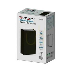 Nástenné svietidlo V-TAC 4W LED čierna IP65 VT-844-B-N 3000K 400lm small 2