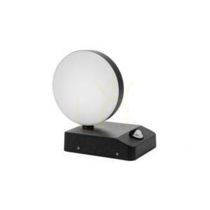 Projekčné fasádne svietidlo V-TAC 17W LED s pohybovým senzorom okrúhle čierne IP65 VT-11020S 3000K 2520lm small 1