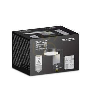Projekčné fasádne svietidlo V-TAC 17W LED s pohybovým senzorom okrúhle čierne IP65 VT-11020S 4000K 2520lm 5 Projekčné fasádne svietidlo V-TAC 17W LED s pohybovým senzorom okrúhle čierne IP65 VT-11020S 4000K 2520lm small 5