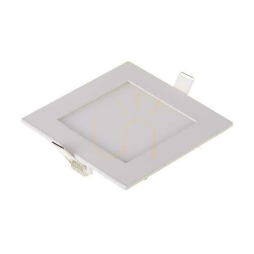 Skontrolujte V-TAC Premium LED Downlight Panel 3W Square 84x84 VT-307 3000K 130lm