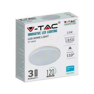 Povrchový plafón V-TAC 15W LED SAMSUNG CHIP IP44 120Lm/W VT-8033 3000K 1850lm 3 roky záruka small 3