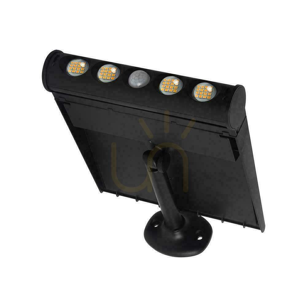 vyhliadka Solárny projektor 8W LED čierny 8v1 snímač pohybu IP65 V-TAC VT-11108 3000K 950lm Solárny projektor 8W LED čierny 8v1 snímač pohybu IP65 V-TAC VT-11108 3000K 950lm