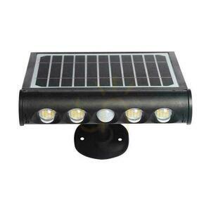 Solárny projektor 8W LED čierny 8v1 snímač pohybu IP65 V-TAC VT-11108 4000K 950lm small 6