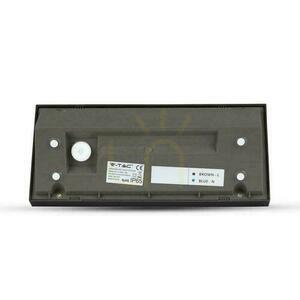 V-TAC 12W LED skosené nástenné svietidlo čierne IP65 VT-8054 4000K 1250lm. small 2