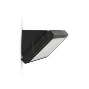 V-TAC 12W LED skosené nástenné svietidlo čierne IP65 VT-8054 4000K 1250lm. small 0