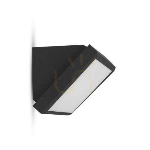 Skontrolujte V-TAC 20W LED skosené nástenné svietidlo čierne IP65 VT-8055 4000K 2045lm