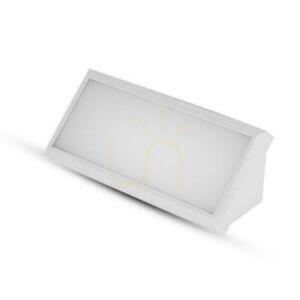 V-TAC 12W LED skosené nástenné svietidlo biele IP65 VT-8054 3000K 1250lm. small 1