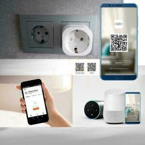 Inteligentná zásuvka V-TAC SMART Plug 16A 3680W WiFi Amazon Alexa Google Home VT-5172. small 6