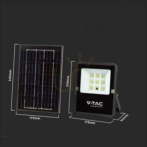V-TAC 6W solárny LED projektor s diaľkovým ovládaním, AUTO, časovač IP65 VT-55050 6400K 400lm 2 V-TAC 6W solárny LED projektor s diaľkovým ovládaním, AUTO, časovač IP65 VT-55050 6400K 400lm small 2