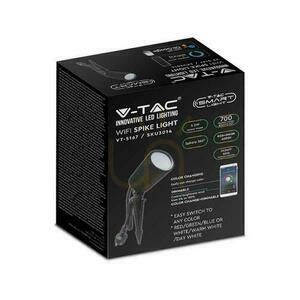 Záhradné zemné svietidlo LED SMART WiFI V-TAC 7W Amazon Alexa Google Home VT-5167 RGB+3000K-6500K 520lm small 4