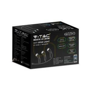 Záhradné zemné svietidlo LED SMART WiFI V-TAC 3x7W Amazon Alexa Google Home VT-5168 RGB+3000K-6500K 520lm small 3