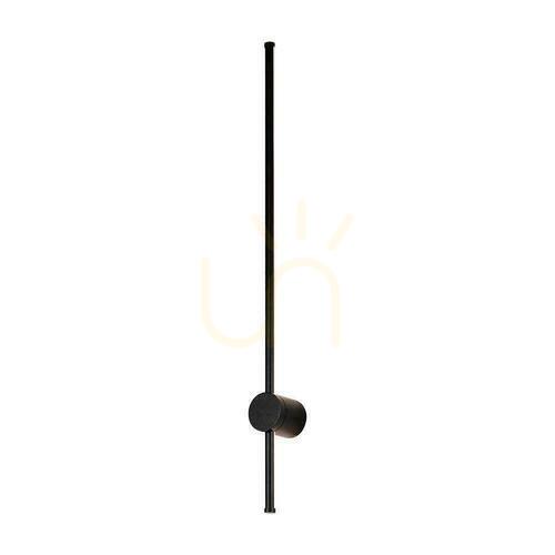 Skontrolujte LED V-TAC 12W IP65 Black 63cm VT-11112 4000K 1590lm Montáž na stenu.