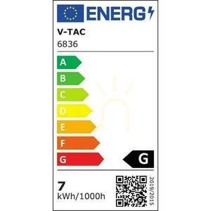 V-TAC 2-funkčné LED svietidlo na stožiar 6W IP65 100cm Biele VT-11107 3000K 520lm small 6