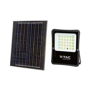 V-TAC 20W solárny LED projektor s diaľkovým ovládaním, AUTO, časovač IP65 VT-55300 6400K 2400lm small 0
