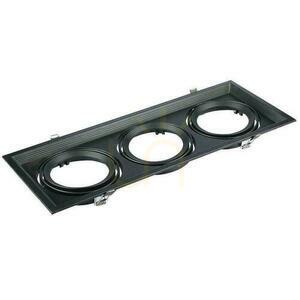 Zapustené stropné svietidlo 3xAR111 G53 čierne V-TAC 35831 VT-7223 small 1