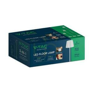 V-TAC 4W LED podlahová lampa čierna IP54 dobíjacia VT-7544 3000K 300lm. 1 V-TAC 4W LED podlahová lampa čierna IP54 dobíjacia VT-7544 3000K 300lm. small 1