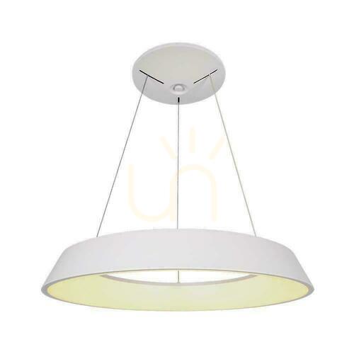 Skontrolujte V-TAC 48W LED TRIAC závesné svietidlo biele VT-7755 3000K 5000lm