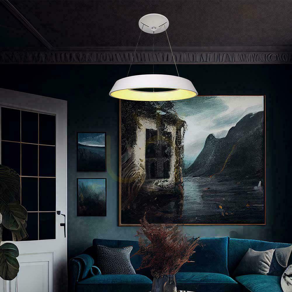 Náhľad V-TAC 48W LED TRIAC závesné svietidlo biele VT-7755 4000K 5000lm V-TAC 48W LED TRIAC závesné svietidlo biele VT-7755 4000K 5000lm