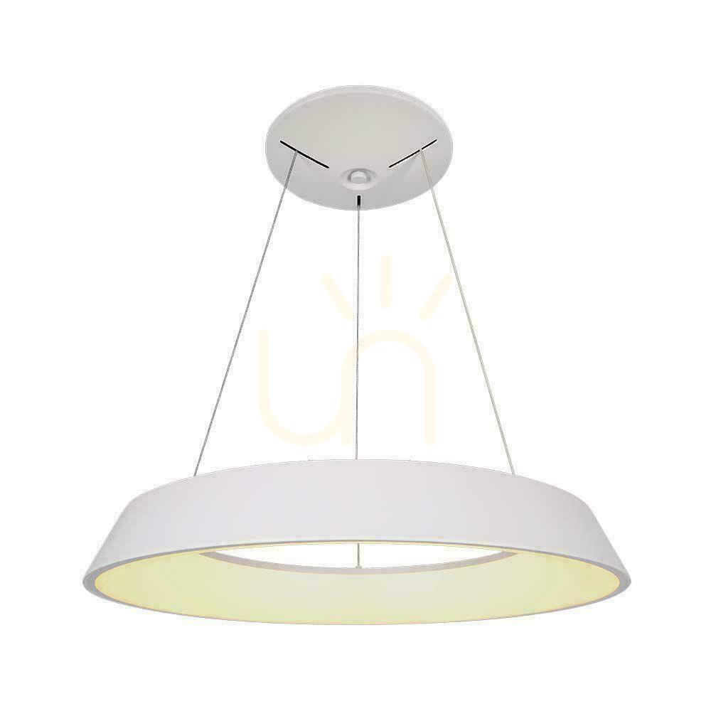 Skontrolujte V-TAC 48W LED TRIAC závesné svietidlo biele VT-7755 4000K 5000lm V-TAC 48W LED TRIAC závesné svietidlo biele VT-7755 4000K 5000lm