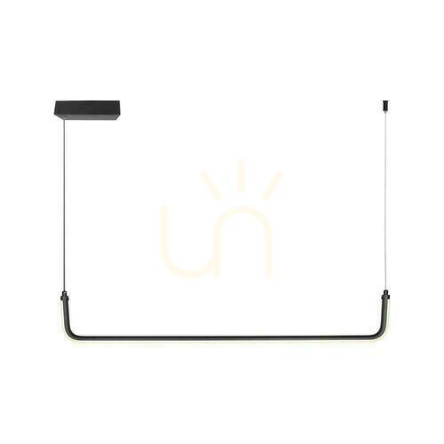 Skontrolujte V-TAC 12W LED závesné svietidlo čierne VT-7769 4000K 1200lm