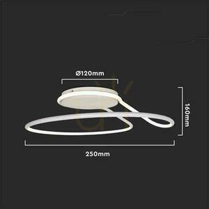 Biele stropné LED svietidlo V-TAC VT-7784 24 W 4000 K 25 cm small 1