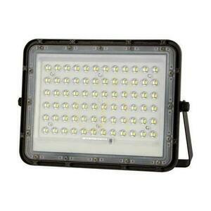 V-TAC 15W solárny LED projektor s diaľkovým ovládaním, AUTO, časovač, IP65 čierny VT-120W 4000K 1200lm small 1