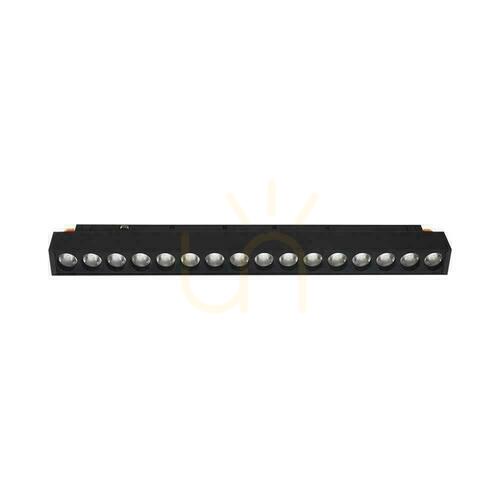 Skontrolujte SMART 48V V-TAC 14W LED CCT 30st SMART WiFi TRACKLIGHT autobusové svietidlo čierne VT-3614 2700K-6400K 1300lm 3 roky záruka