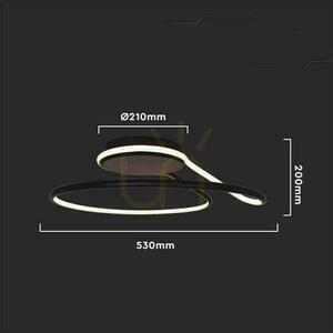Čierne stropné LED svietidlo V-TAC VT-7762 54 W TRIAC 4000 K 5330 lm, SKU 6923 small 1