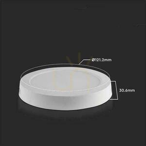V-TAC povrchovo montované LED svietidlo Premium Downlight 6W Round fi120 VT-60006 6500K 660lm. small 2