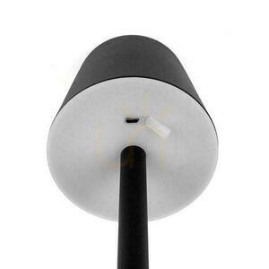 V-TAC 3W LED nabíjacia stmievateľná stolová lampa čierna VT-7703 4000K 70lm. small 2