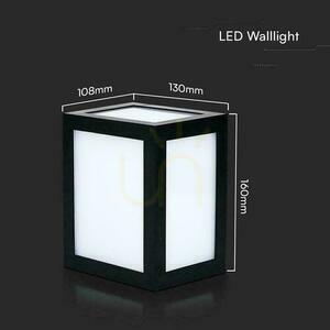 V-TAC 12W LED nástenné svietidlo IP65 čierne VT-822 3000K 1350lm small 5