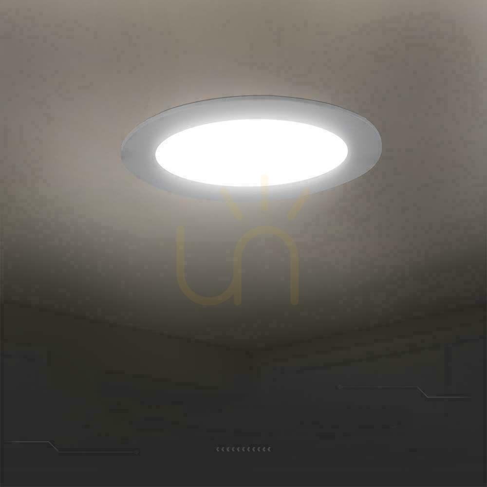 Displej LED panel V-TAC Zapustené svietidlo Premium 18W Round fi220 VT-61018 4000K 1980lm LED panel V-TAC Zapustené svietidlo Premium 18W Round fi220 VT-61018 4000K 1980lm
