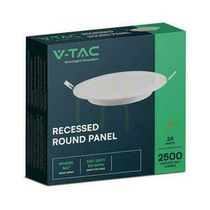 V-TAC zapustené panelové svietidlo LED Premium Downlight 24W Round fi300 VT-61024 4000K 2640lm. small 2