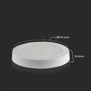 V-TAC povrchovo montované LED svietidlo Premium Downlight 18W Round fi215 VT-60018 3000K 1850lm. small 3