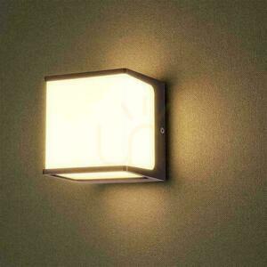 Vonkajšie nástenné svietidlo V-TAC VT-708 LED 8 W 750 lm 3000 K, IP65, hnedé, opálový kryt 120×120 mm small 5